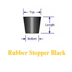 Rubber Stopper Black