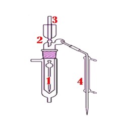 Hoskins Micro-Kjeldahl distillation apparatus