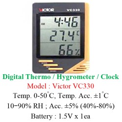 Digital Thermo / Hygrometer / Clock