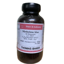 Methylene blue for microscopy (100 กรัม/ขวด) ยี่ห้อ Thomas Baker