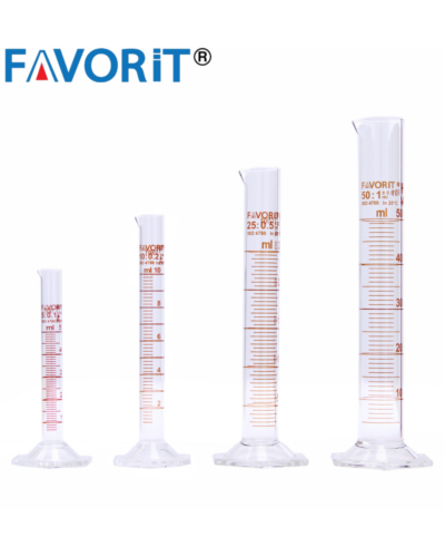 Laboratory Glassware Measuring Cylinders (Amber Graduation)