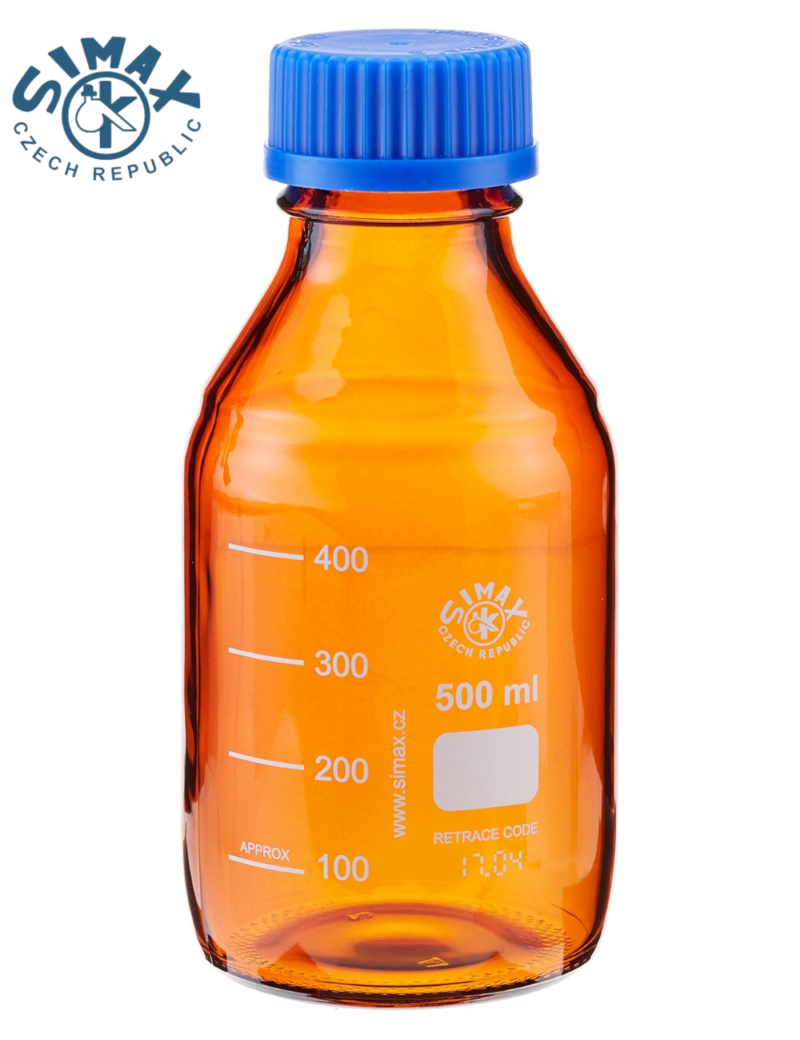 Lab Bootle Laboratory Bottle with Screw Amber | kdscientific.co.th