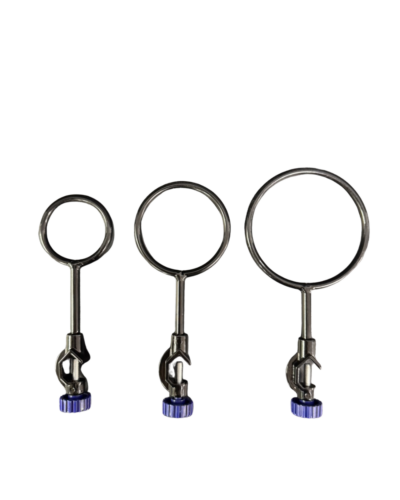 Retort Ring with Bosshead (Black Coated)