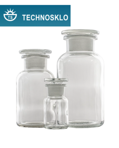 Reagent Bottle, Wide Mouth, Clear