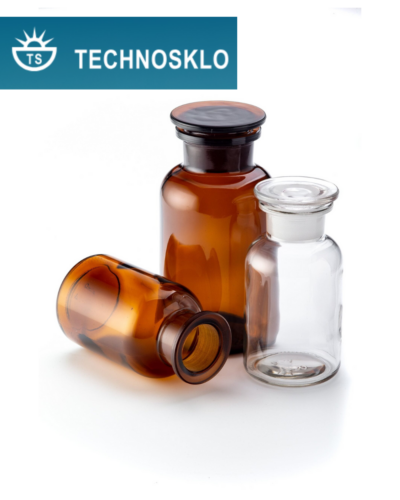 Reagent Bottle, Wide Mouth, Amber