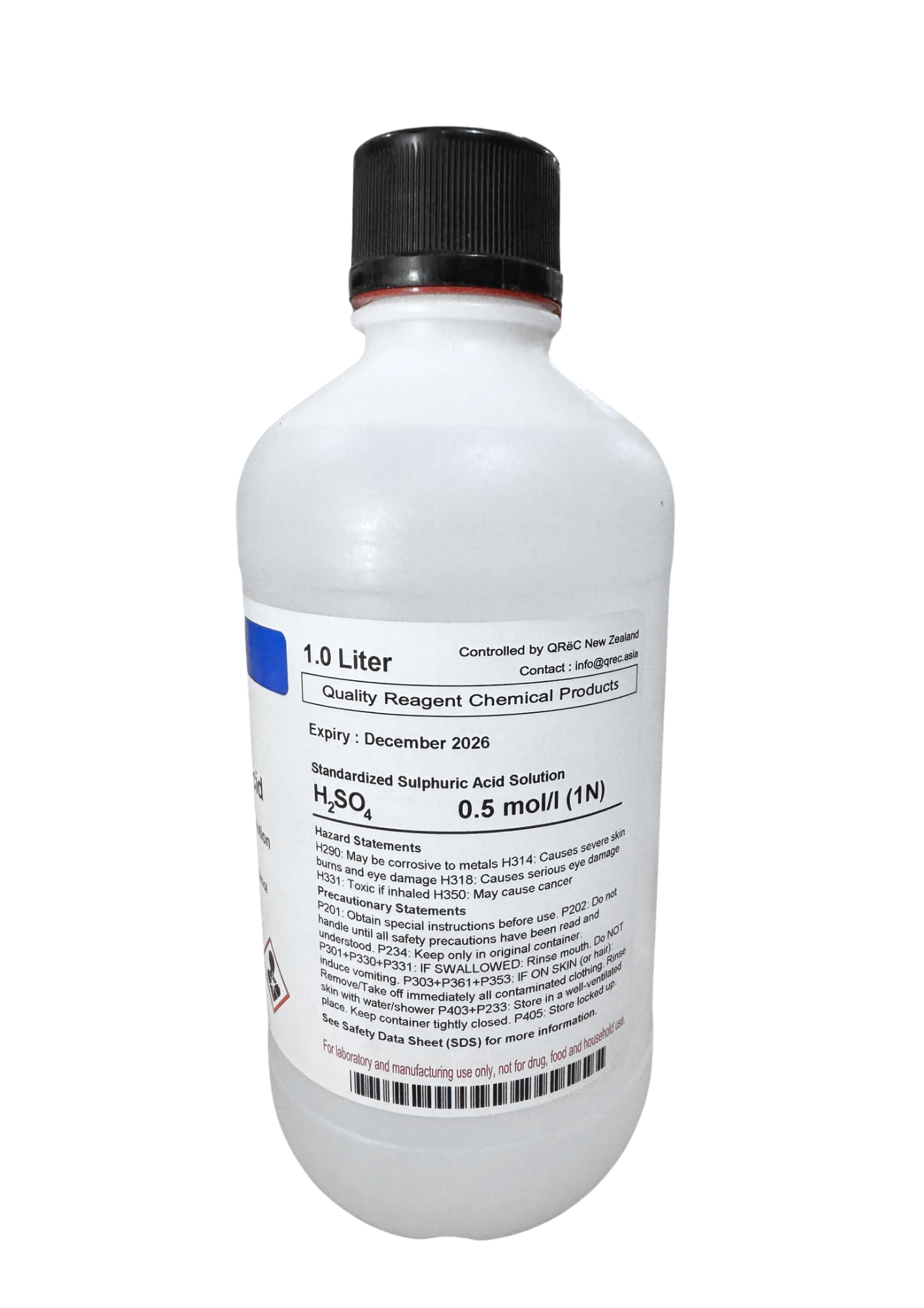 สารละลายมาตรฐานกรดไฮโดรคลอริก 0.1N (0.1 mol/L) - Image 2